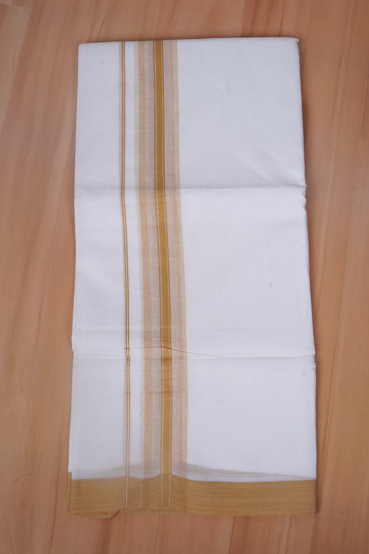 FCD-582 W/D DHOTI 3.80 MTR -Light Brown