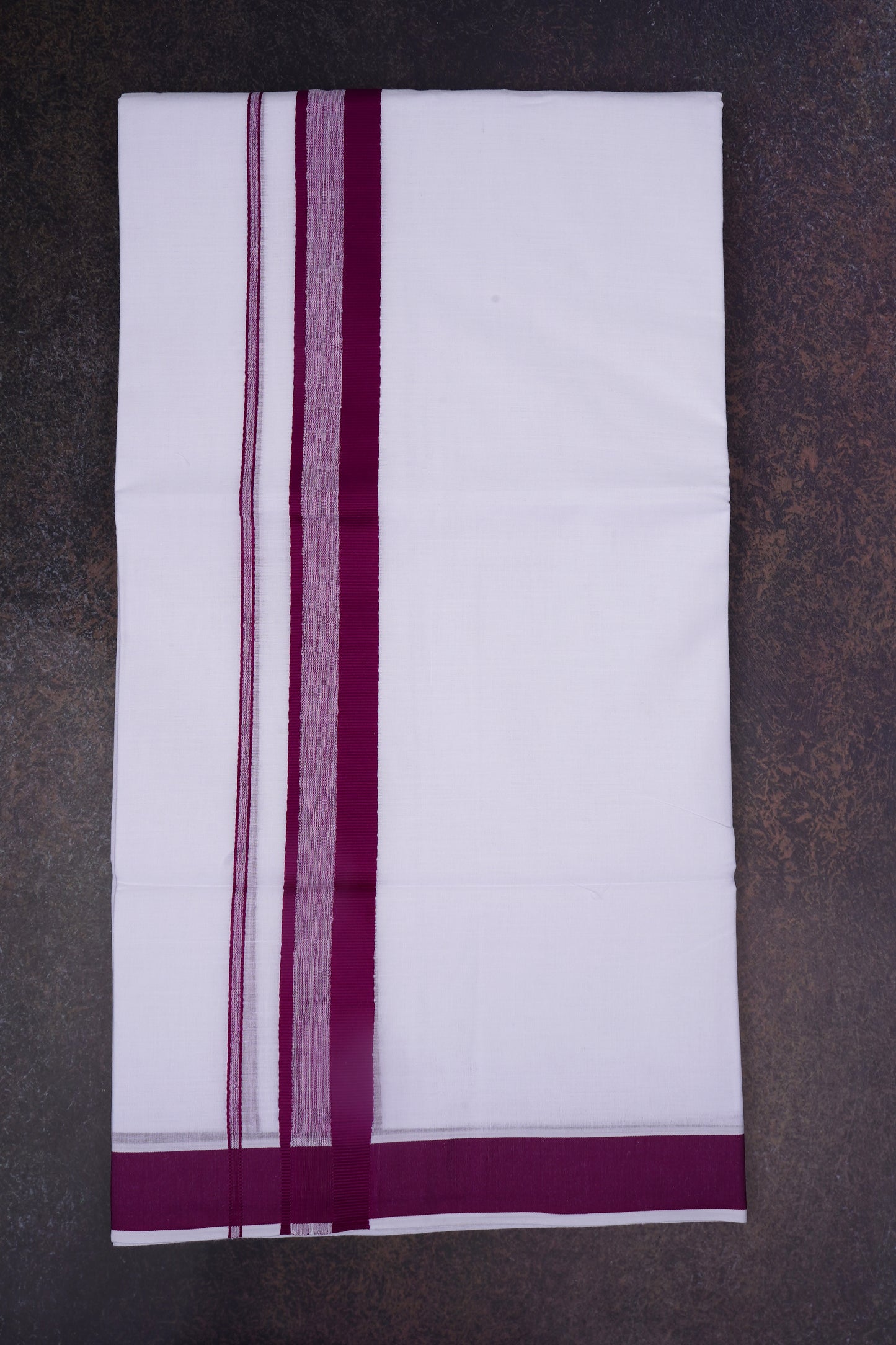 FD-170 W/D DHOTI 3.80 MTR-Dark pink