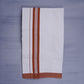 KERALOOM FINISH COTTON 331 W/D DHOTI 3.80 MTR - Brown