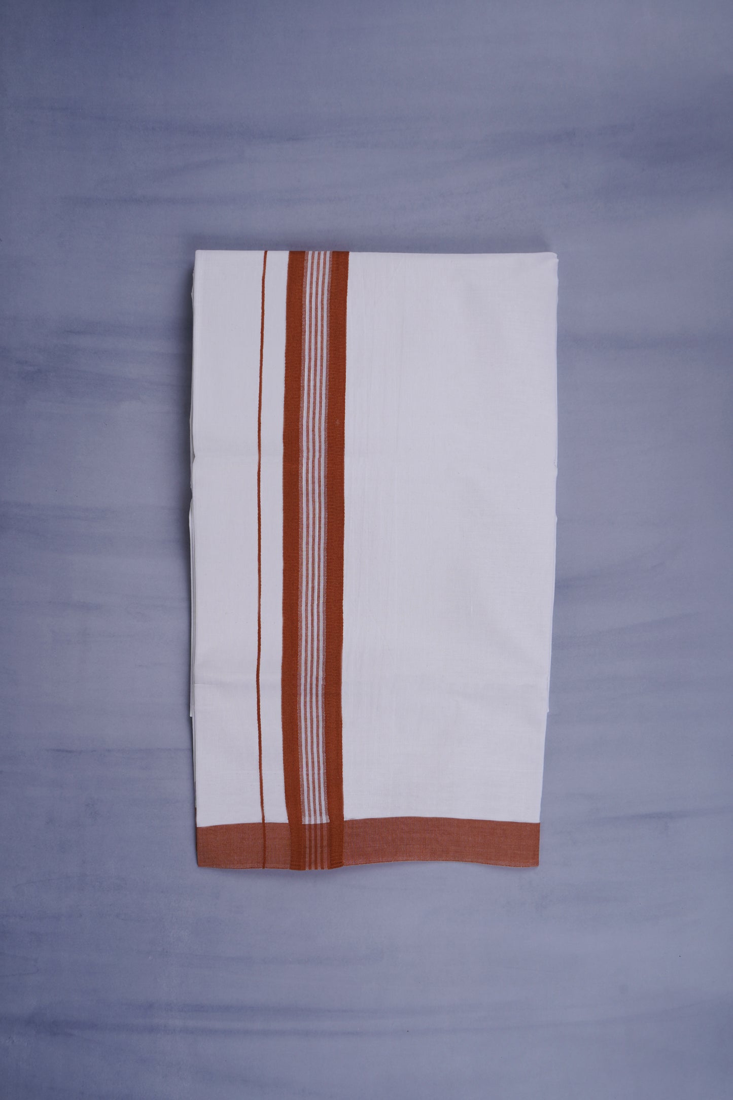 KERALOOM FINISH COTTON 331 W/D DHOTI 3.80 MTR - Brown