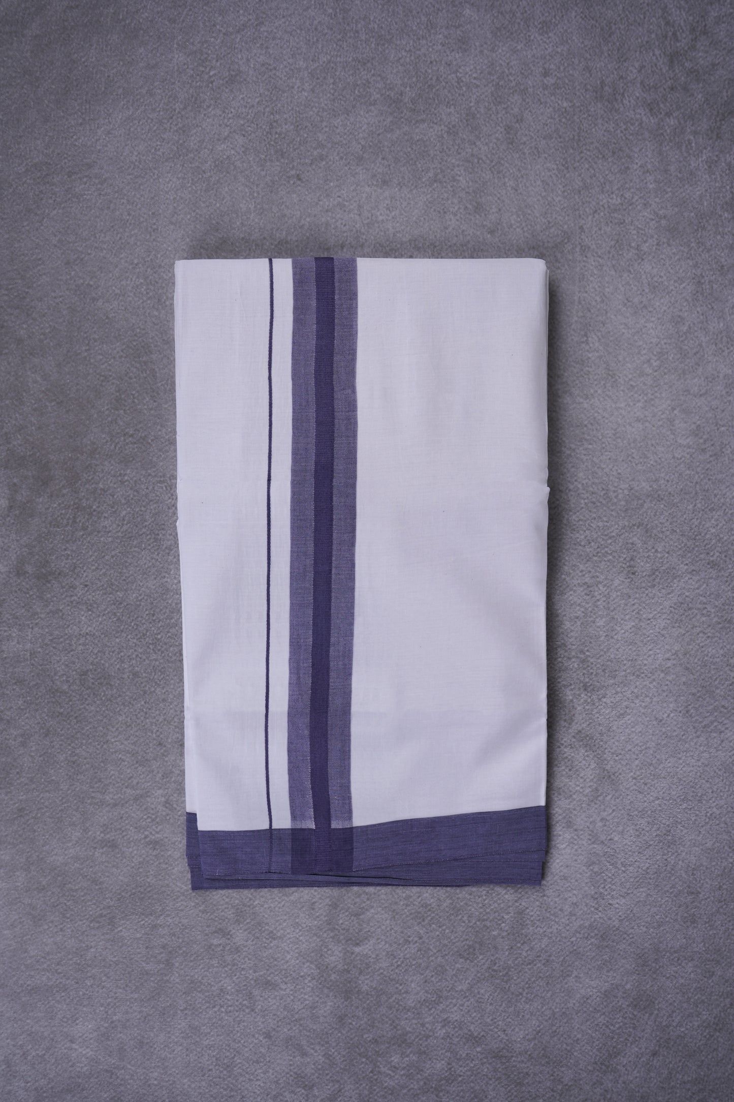 KERALOOM FINISH COTTON 326 W/D DHOTI 3.80 MTR - Light Violet