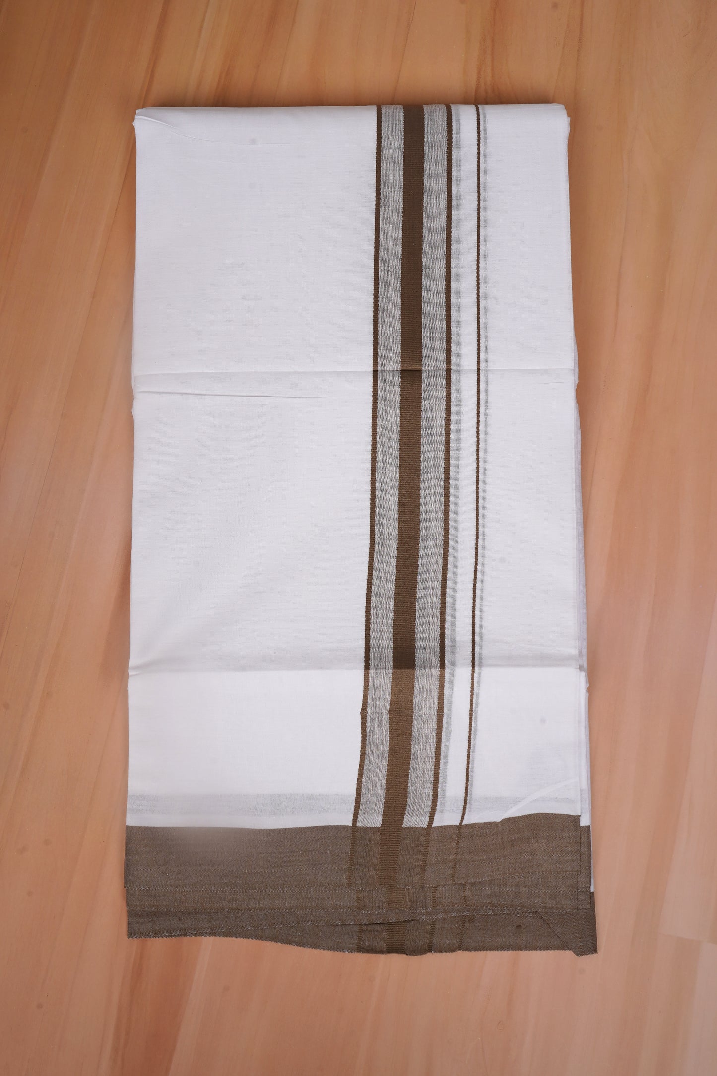 FCD-569 W/D DHOTI 3.80 MTR - Dark Brown