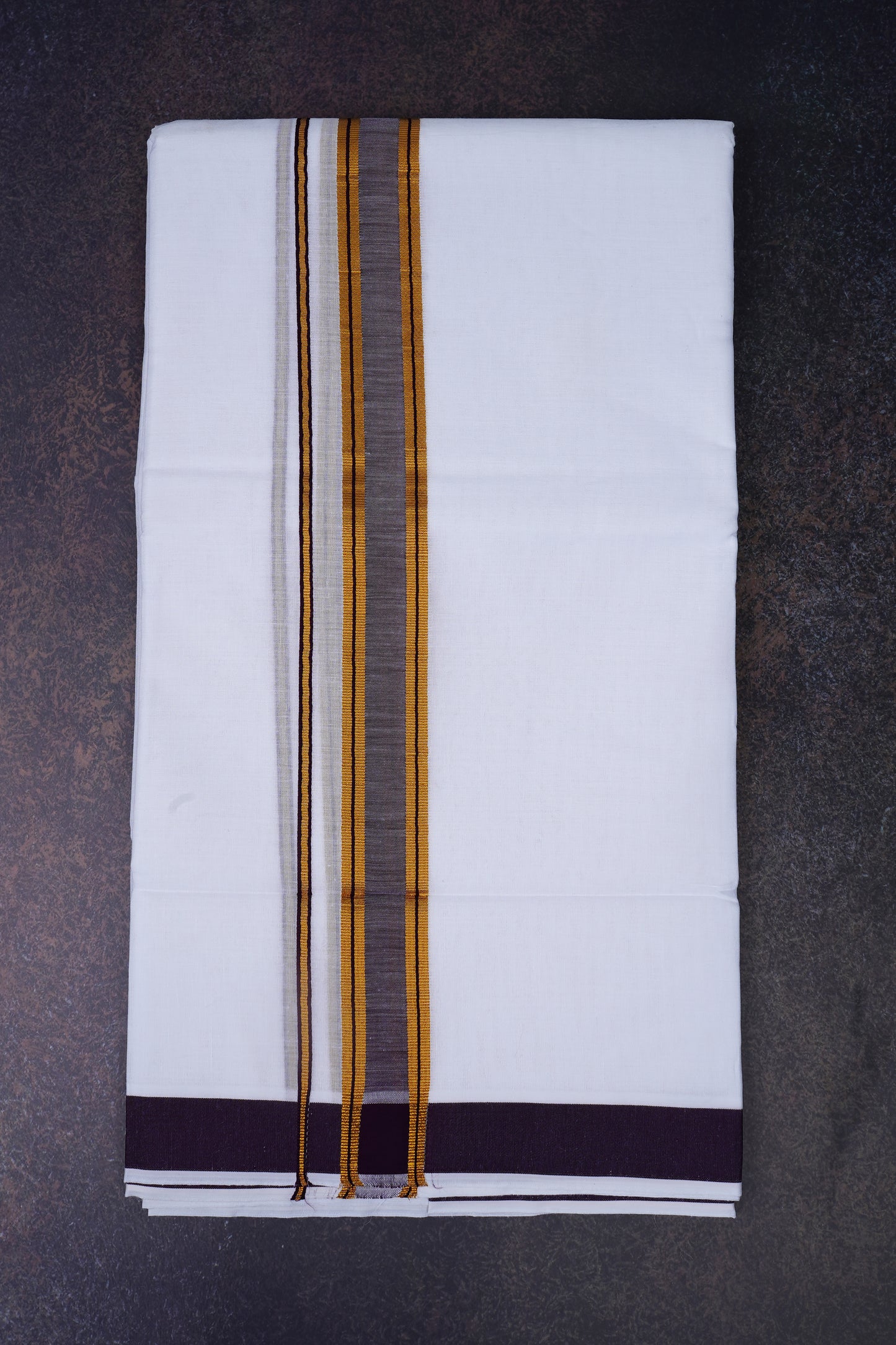 FD-172 W/D DHOTI 3.80 MTR- Black