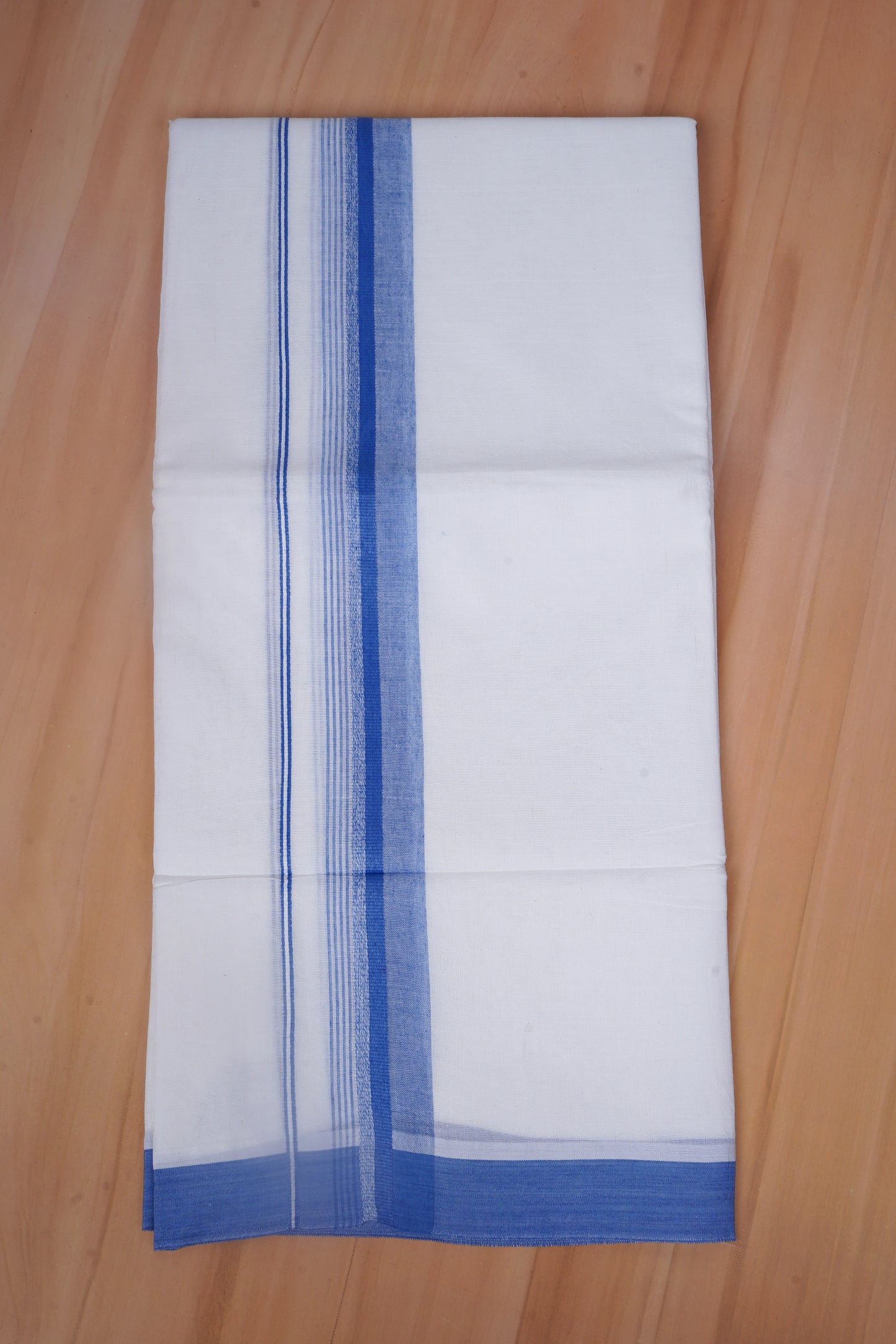 FCD-587 W/D DHOTI 3.80 MTR - Blue