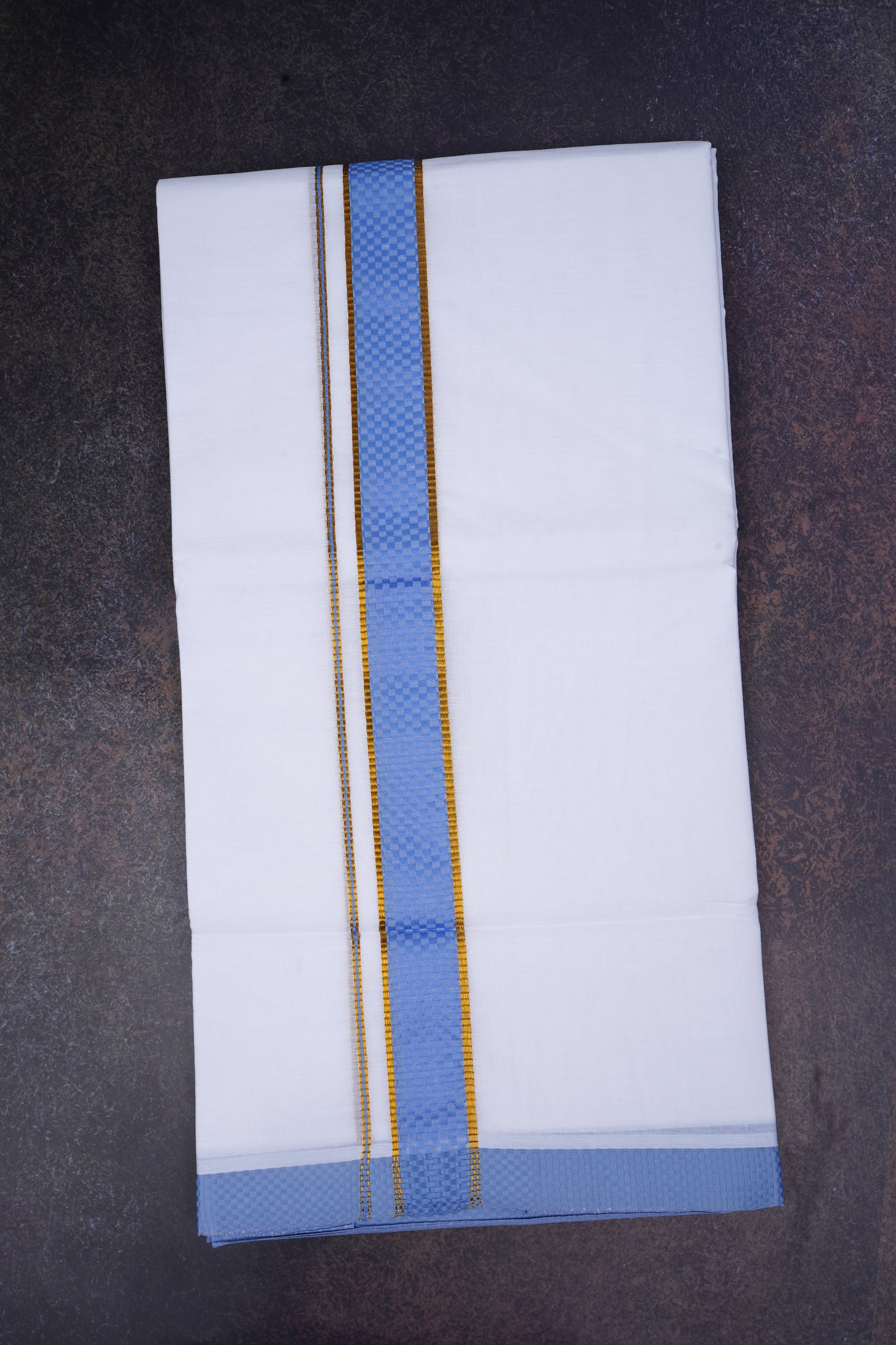 FD-200 W/D DHOTI 3.80 MTR-Blue