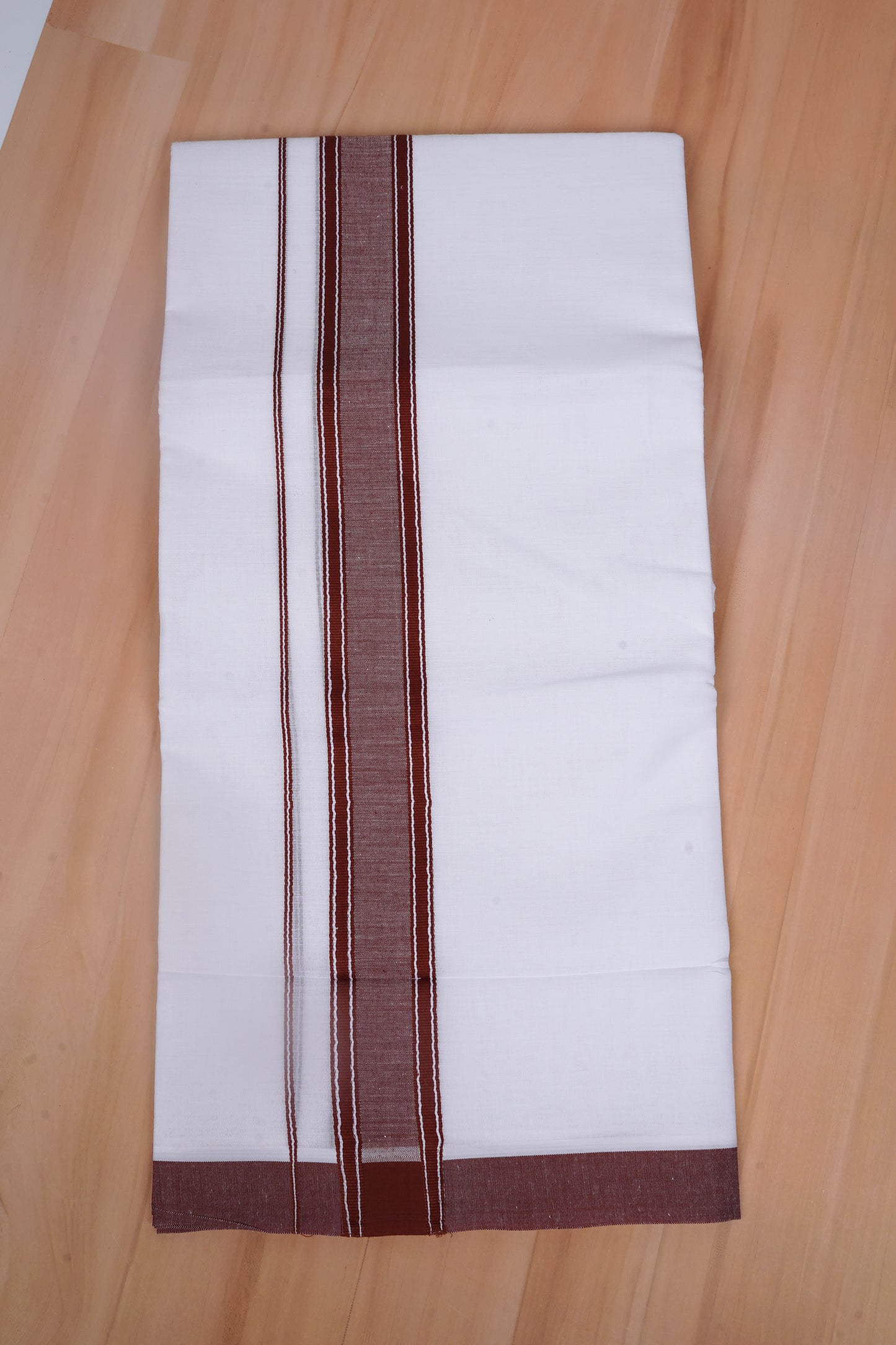 FCD-527 W/D DHOTI 3.80 MTR-Dark brown