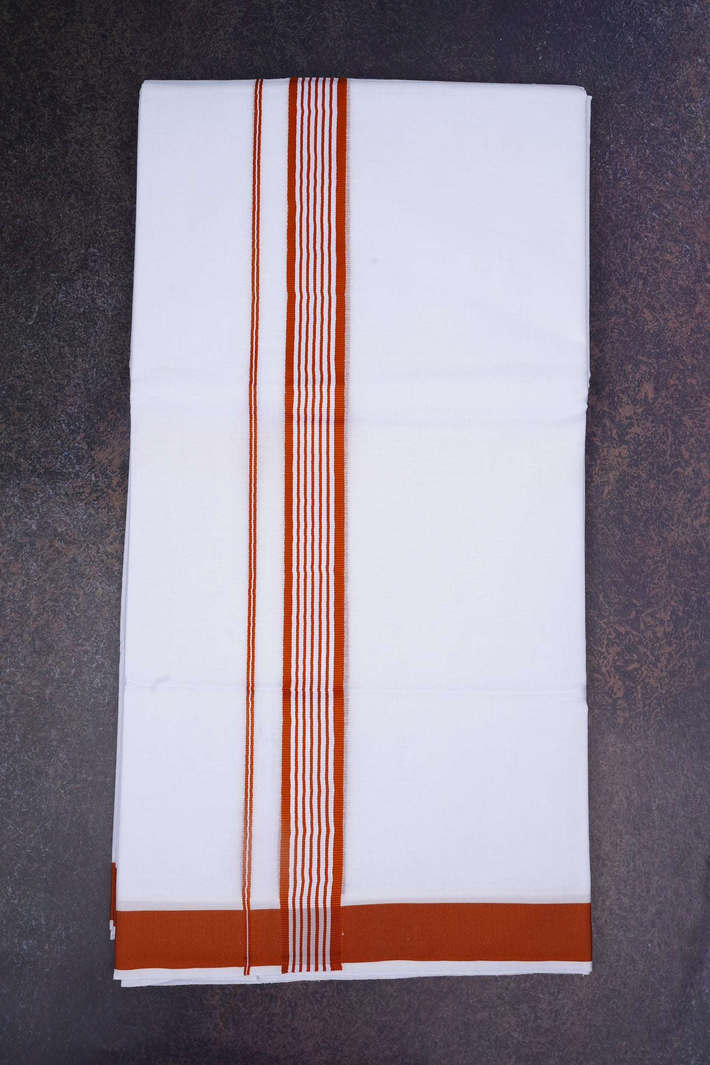 FD-158 W/D DHOTI 3.80 MTR-Brown
