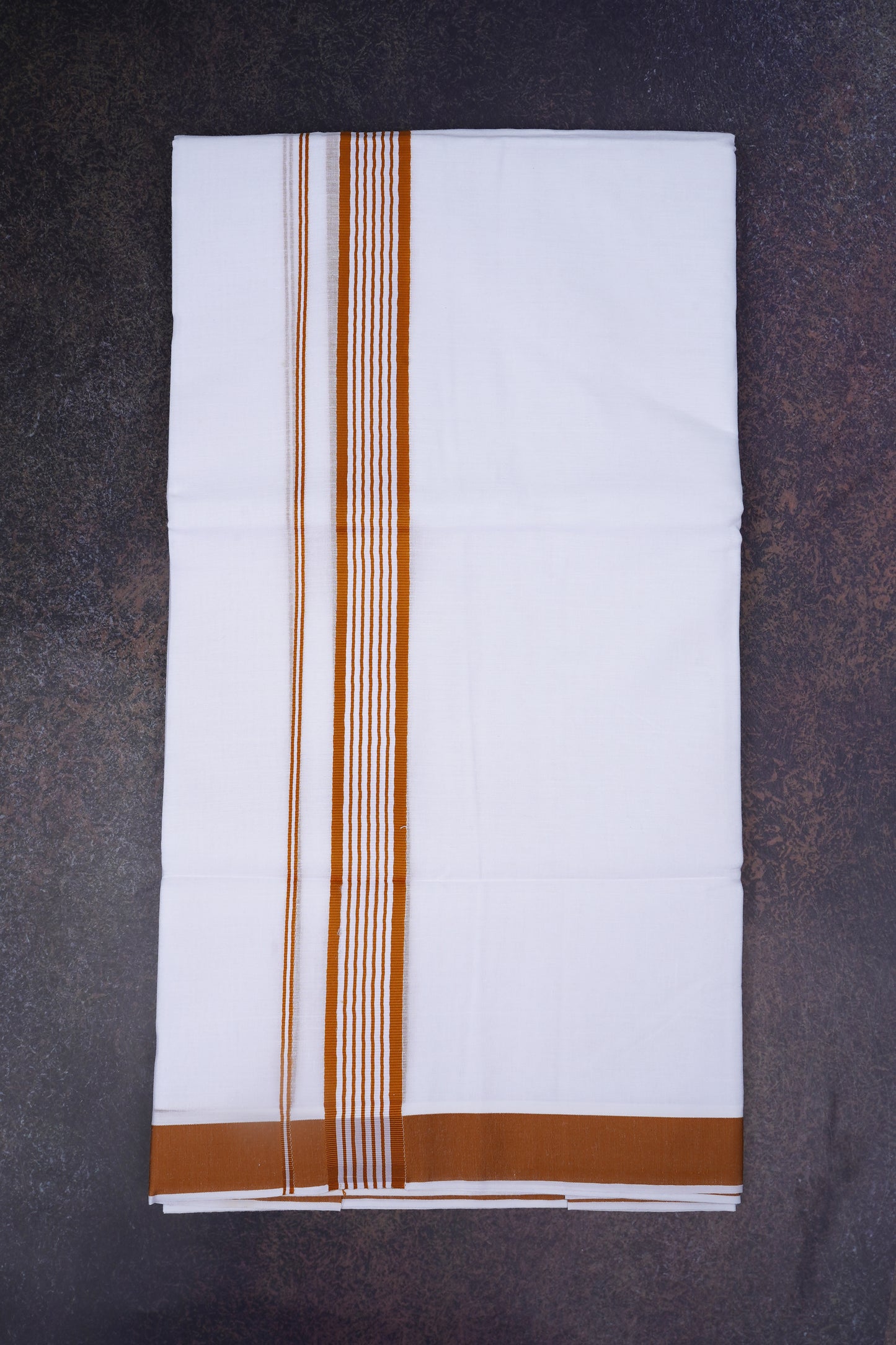 FD-158 W/D DHOTI 3.80 MTR-Brown