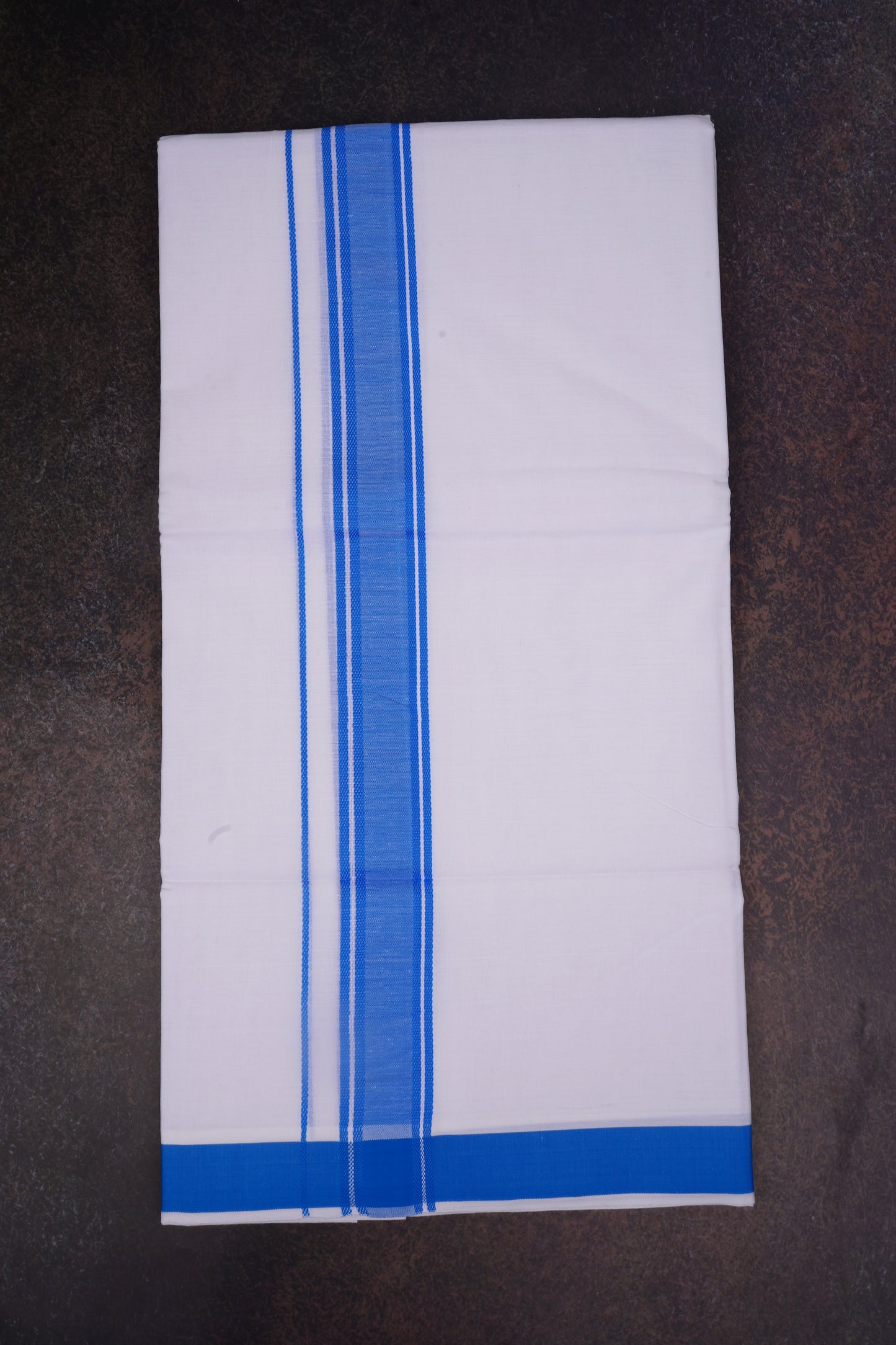 FD-116 W/D DHOTI 3.80 MTR-Blue