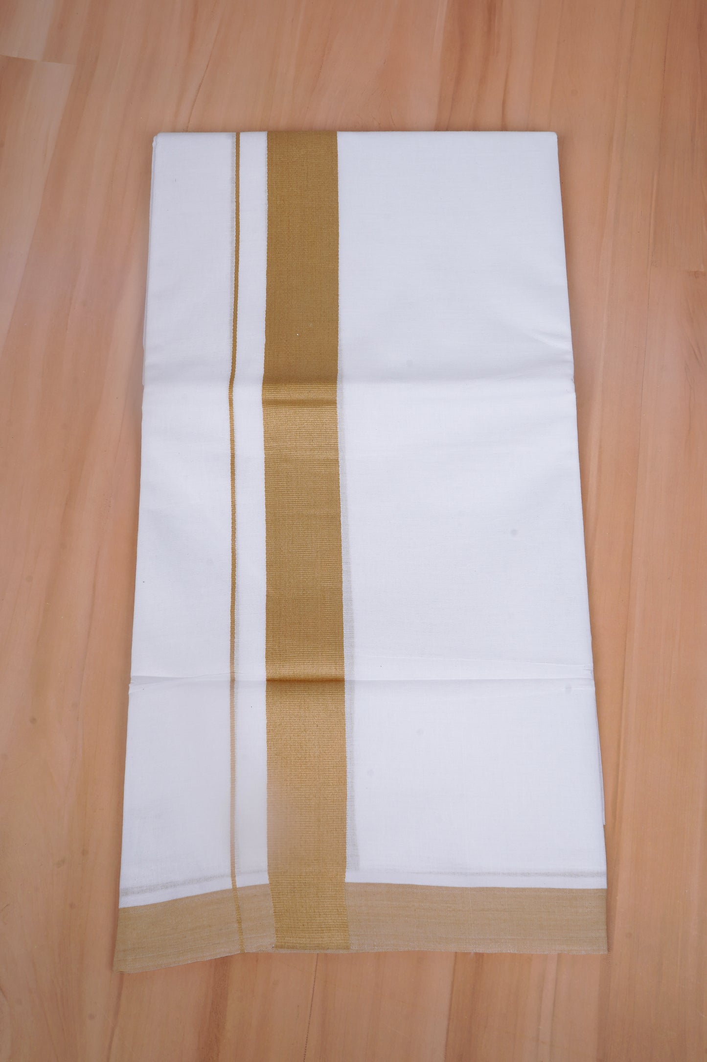 FCD-596 W/D DHOTI 3.80 MTR - Light Brown