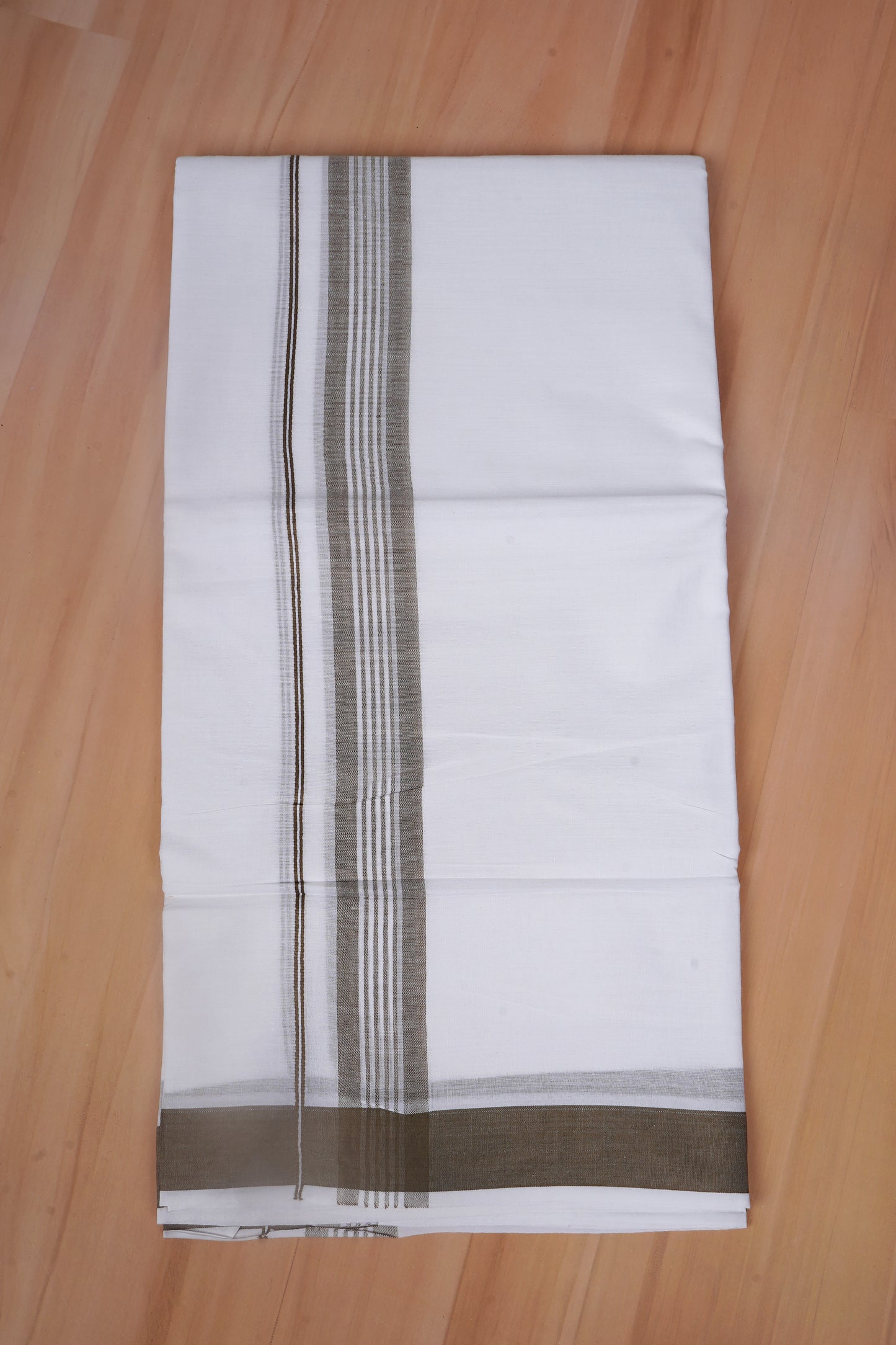 FCD-466 W/D DHOTI 3.80 MTR - Light Brown