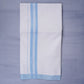 KERALOOM FINISH COTTON 331 W/D DHOTI 3.80 MTR - Sky Blue