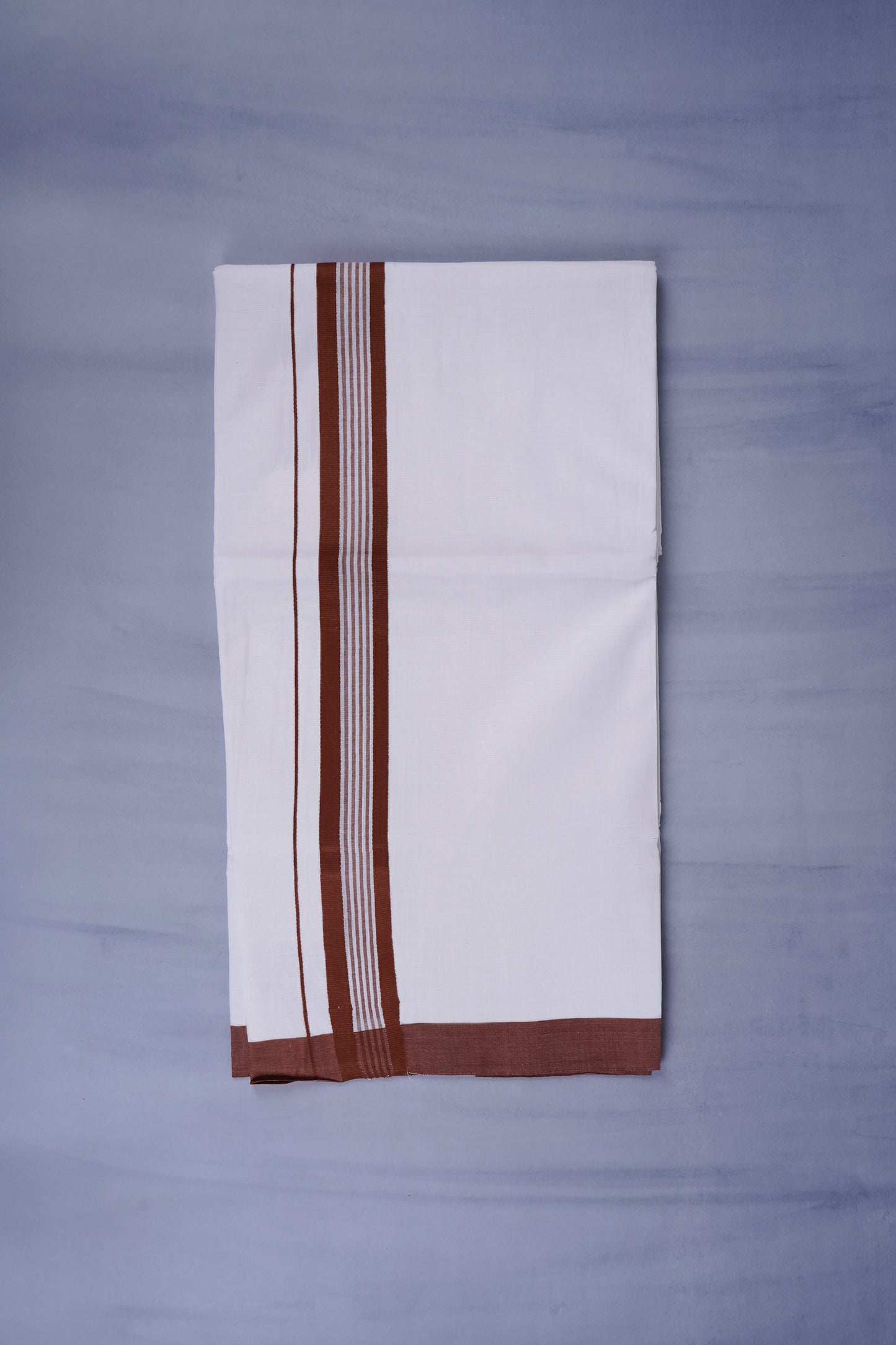 KERALOOM FINISH COTTON 331 W/D DHOTI 3.80 MTR - Maroon