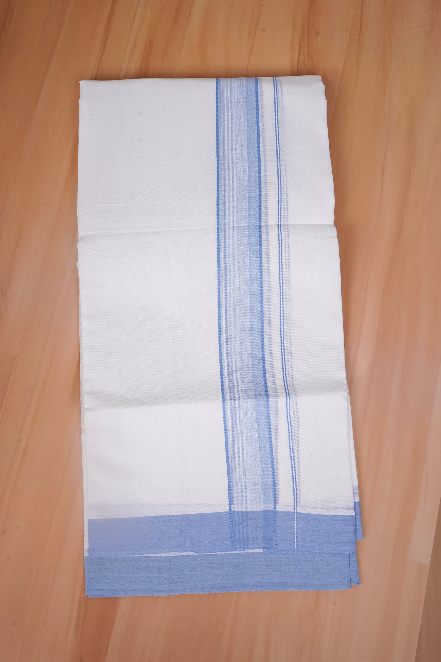 FCD-584 W/D DHOTI 3.80 MTR - sky Blue