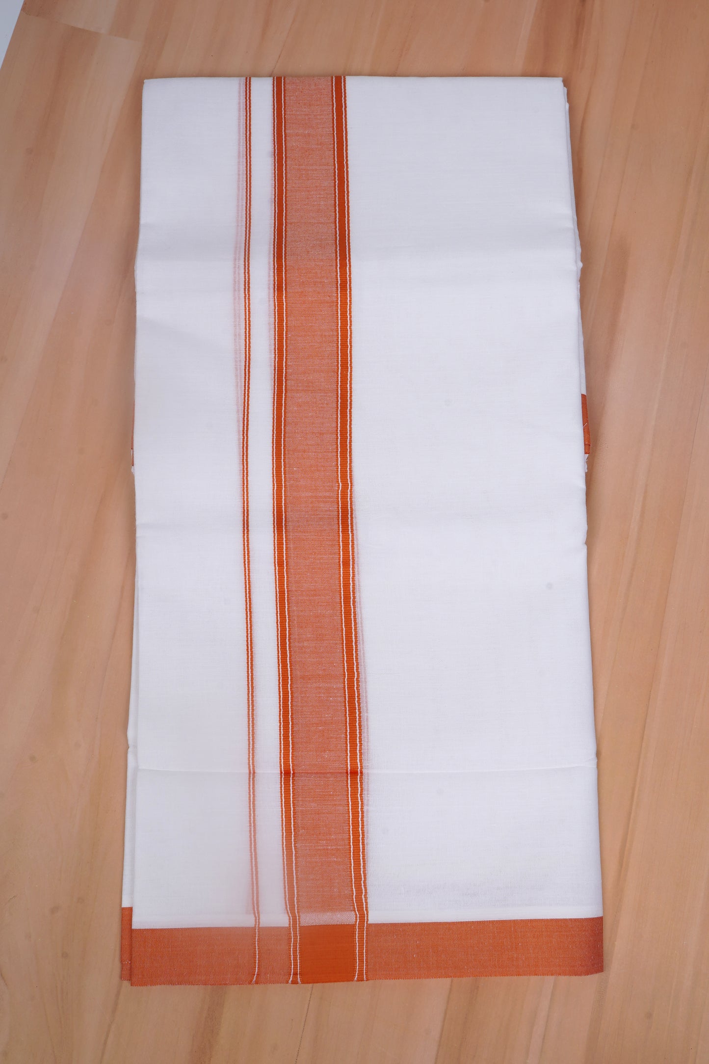 FCD-527 W/D DHOTI 3.80 MTR-Light Orange