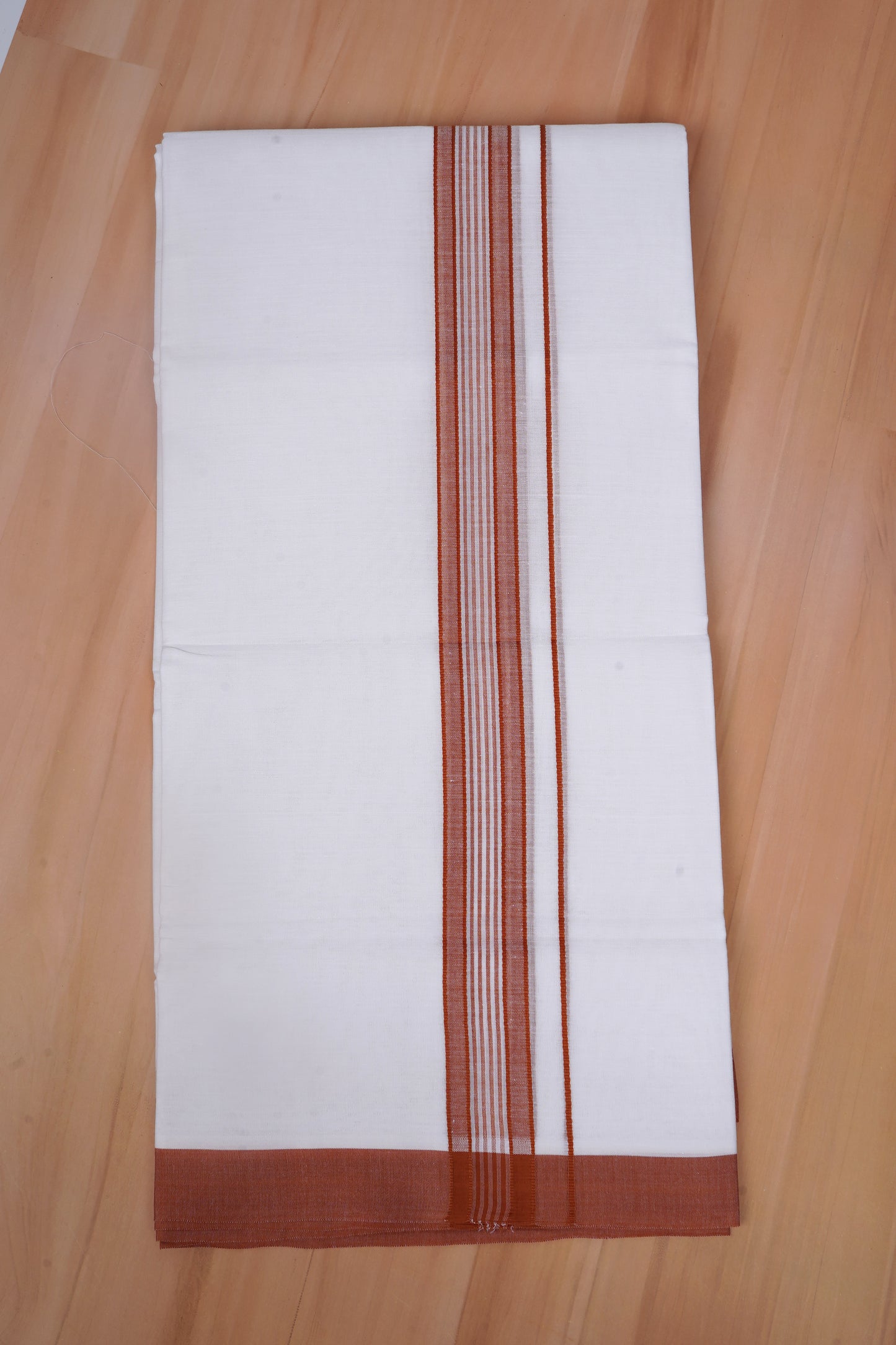FCD-529 W/D DHOTI 3.80 MTR-Dark Brown