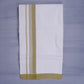 KERALOOM FINISH COTTON 327 W/D DHOTI 3.80 MTR - Light Green