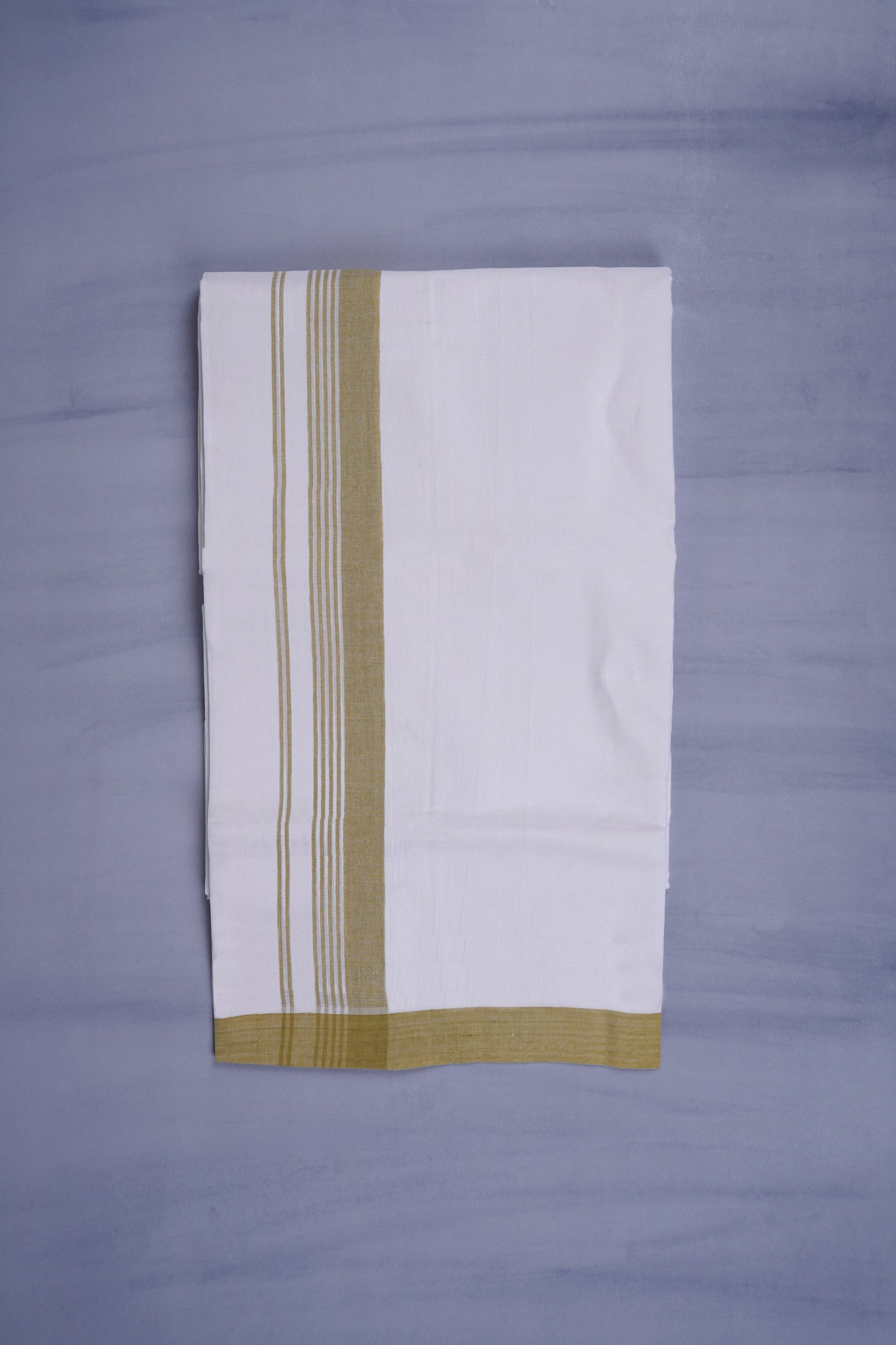 KERALOOM FINISH COTTON 327 W/D DHOTI 3.80 MTR - Light Green