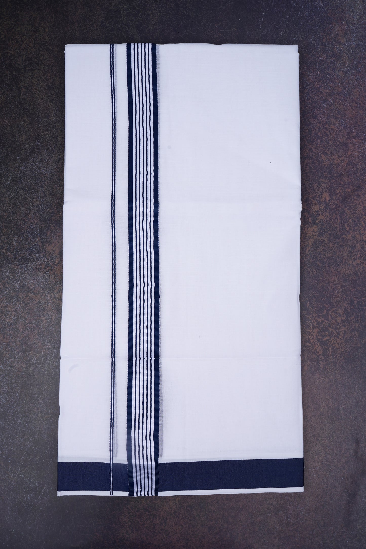 FD-158 W/D DHOTI 3.80 MTR-Dark Blue