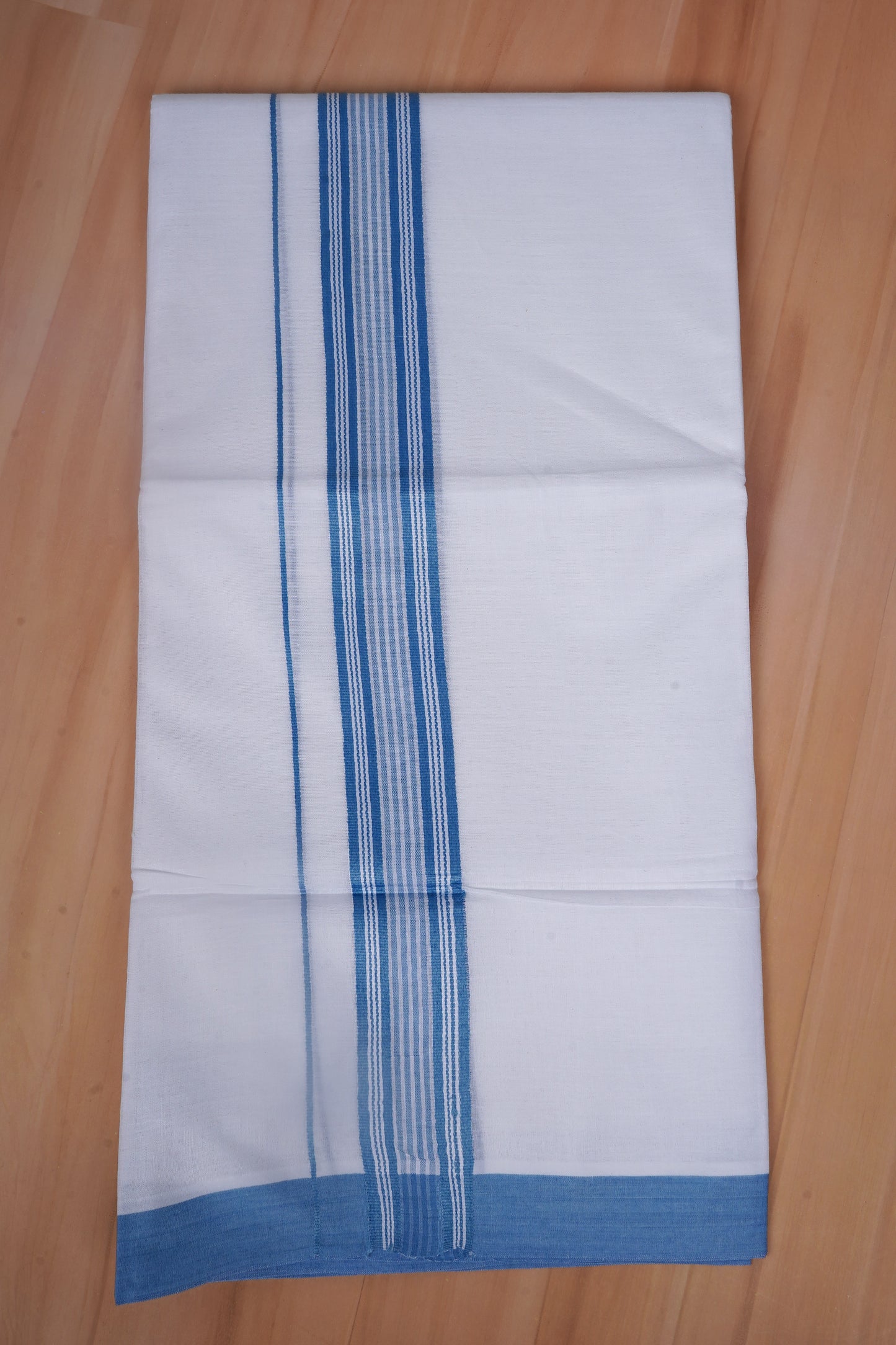 FCD-576 W/D DHOTI 3.80 MTR - Light Blue