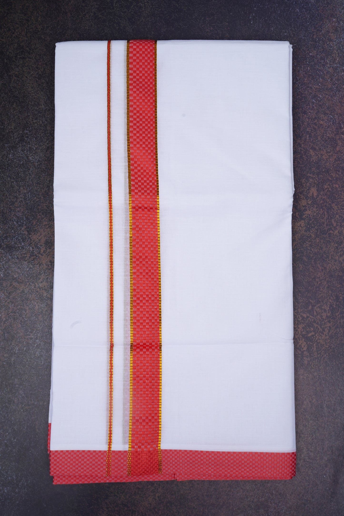FD-200 W/D DHOTI 3.80 MTR-Red