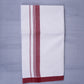 KERALOOM FINISH COTTON 327 W/D DHOTI 3.80 MTR - Maroon