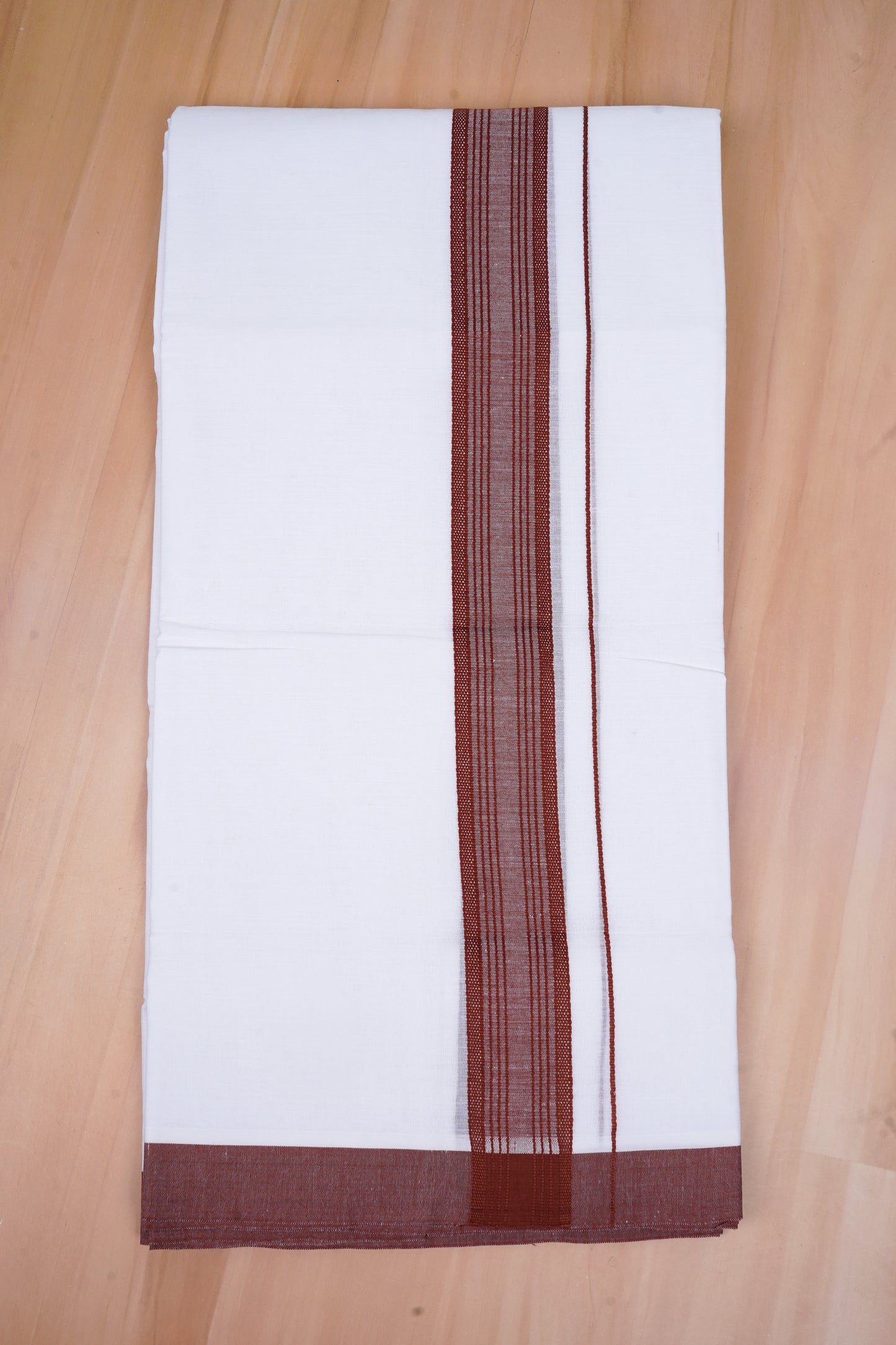 FCD-522 W/D DHOTI 3.80 MTR- Dark Brown