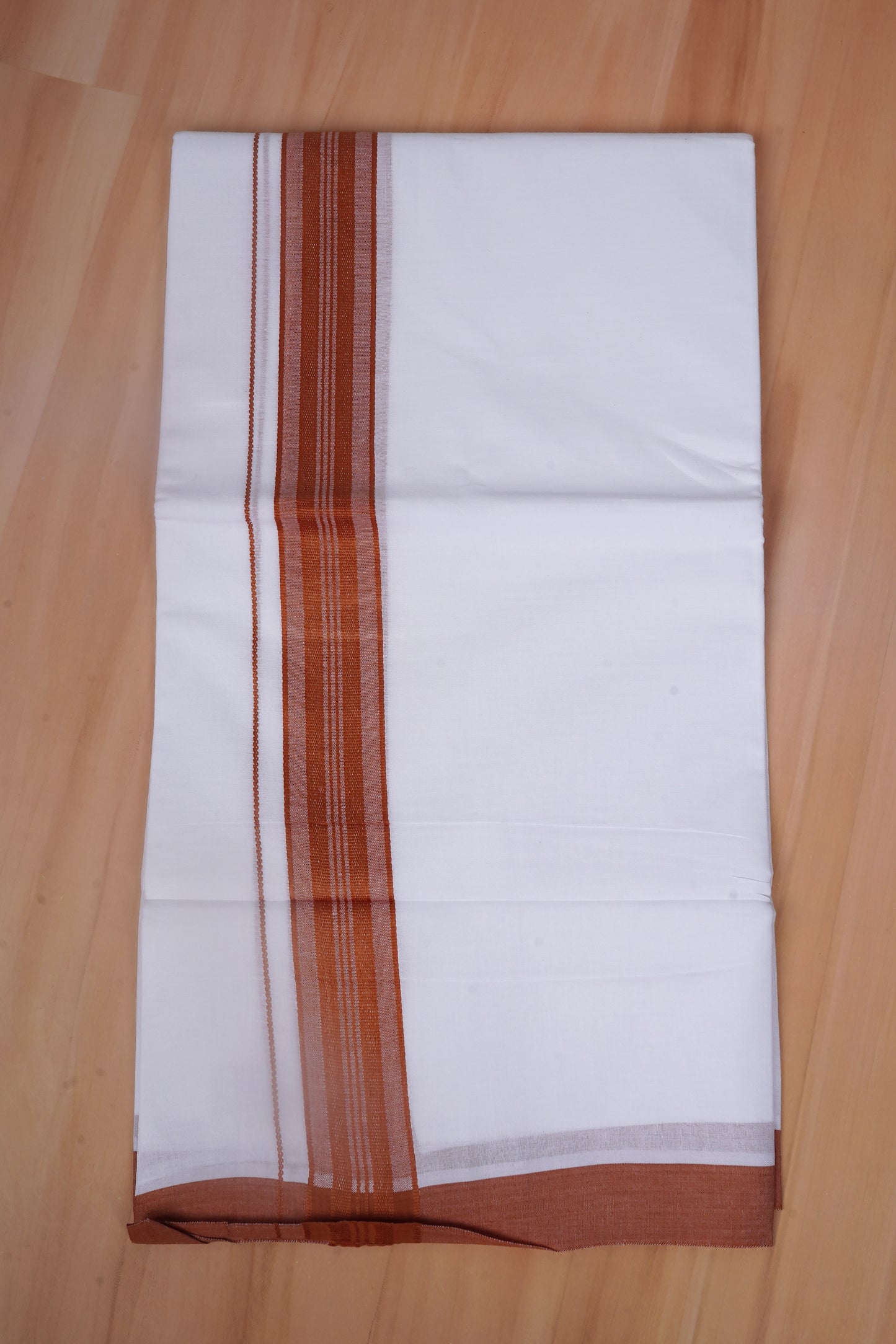 FCD-603 W/D DHOTI 3.80 MTR - bROWN