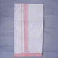 KERALOOM FINISH COTTON 333 W/D DHOTI 3.80 MTR - Pink