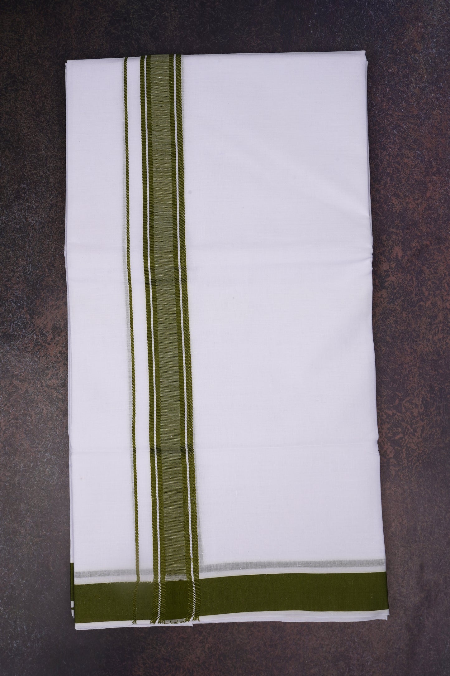 FD-116 W/D DHOTI 3.80 MTR-Dark Green