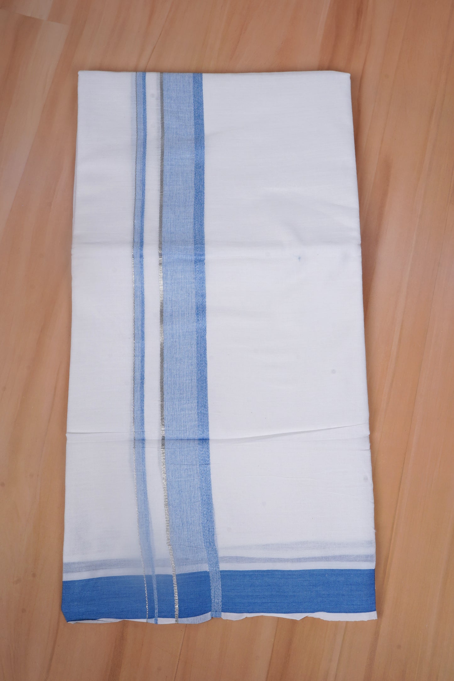 FCD-403 W/D DHOTI 3.80 MTR - Sky Blue