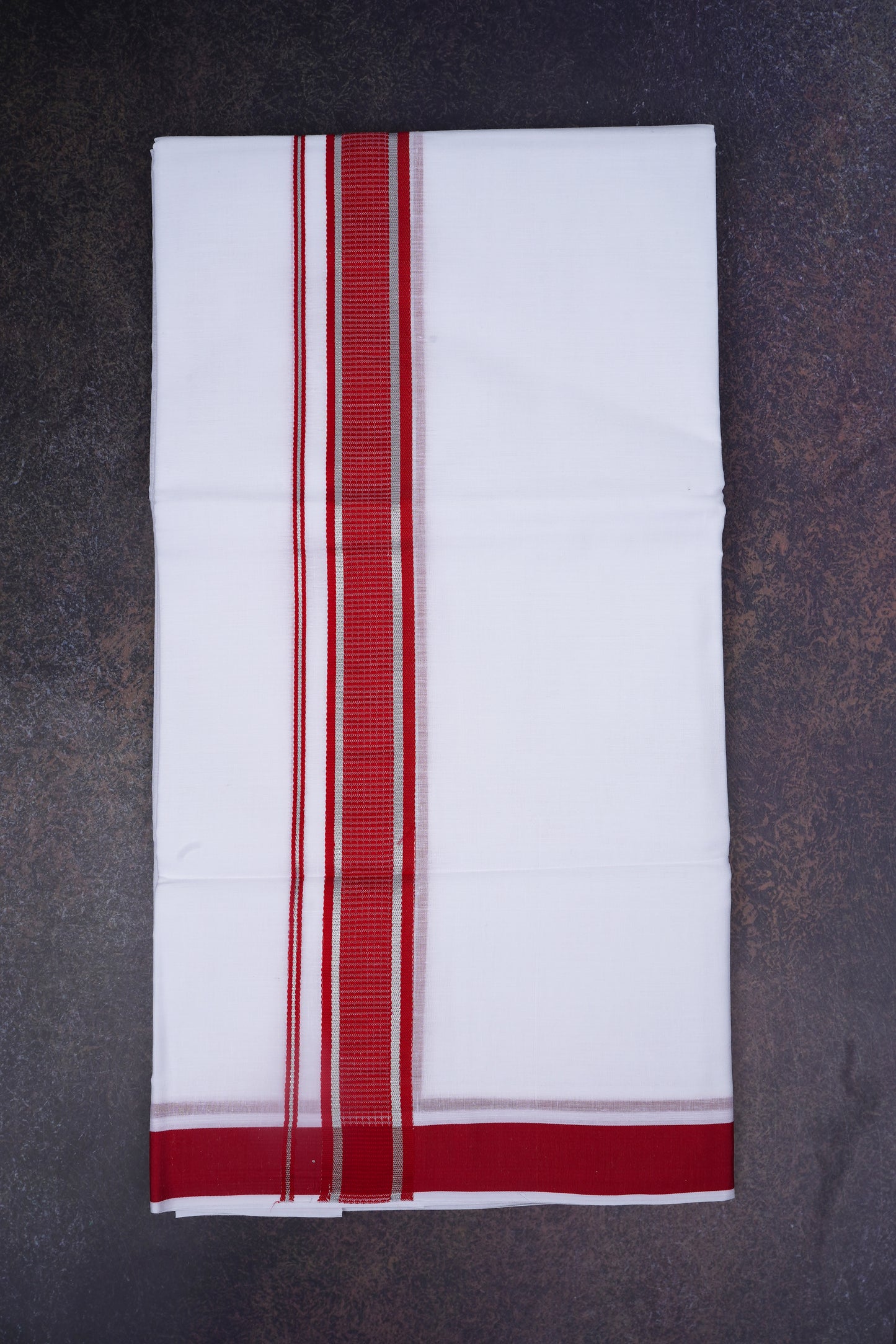 FD-167 W/D DHOTI 3.80 MTR-Red
