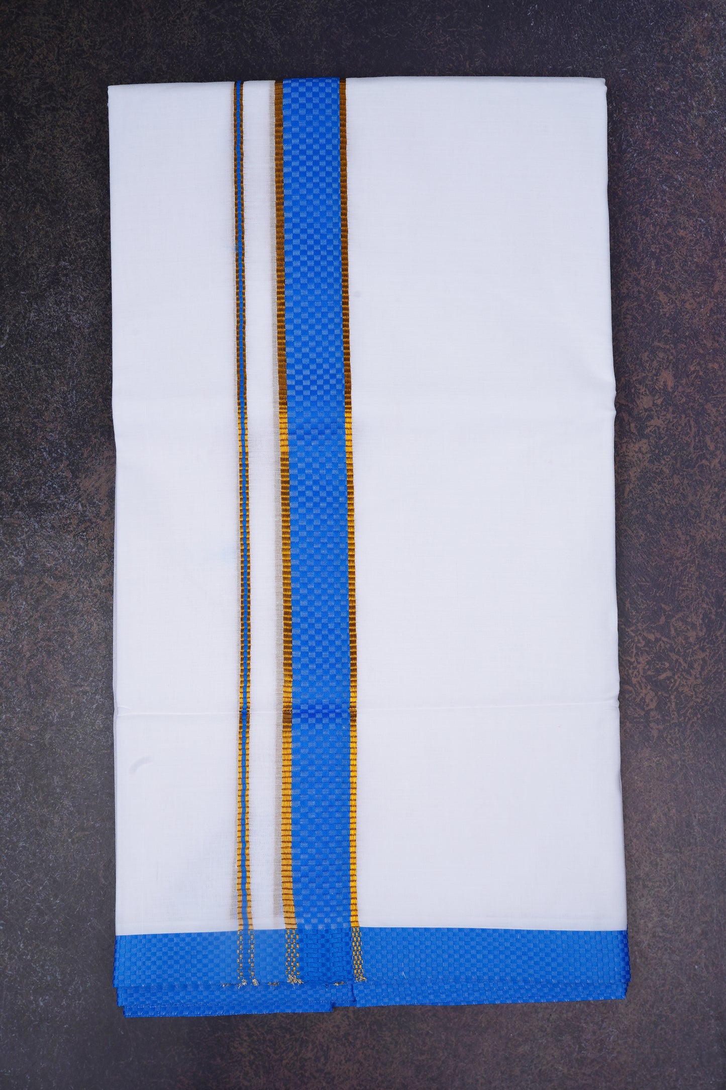 FD-200 W/D DHOTI 3.80 MTR-Blue