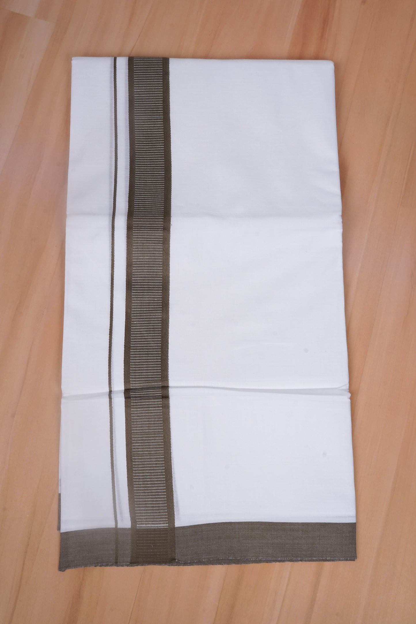 FCD-601 W/D DHOTI 3.80 MTR - Dark Brown
