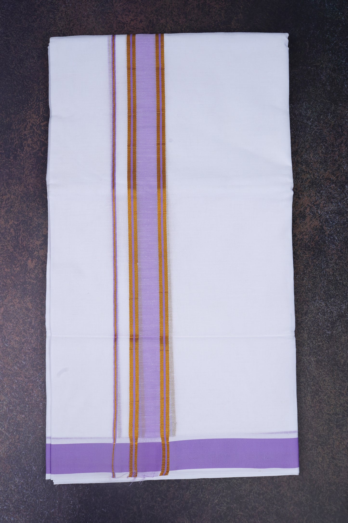 FD-172 W/D DHOTI 3.80 MTR-Purple