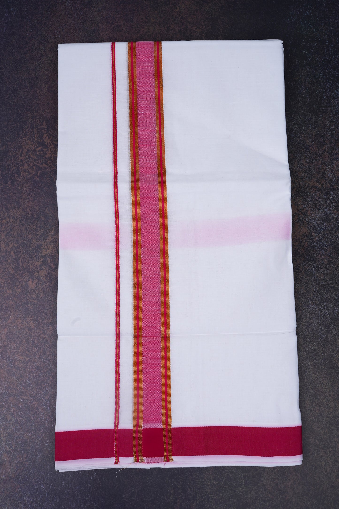FD-172 W/D DHOTI 3.80 MTR-Pink