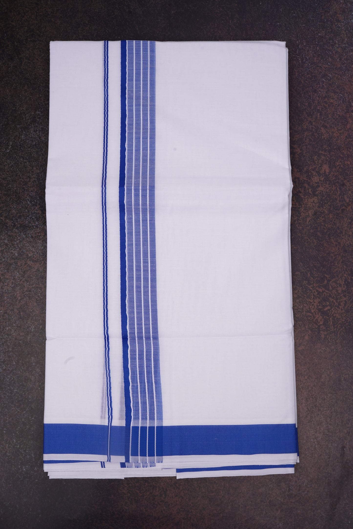 FD-133 W/D DHOTI 3.80 MTR-Blue