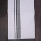 FD-133 W/D DHOTI 3.80 MTR-Gray