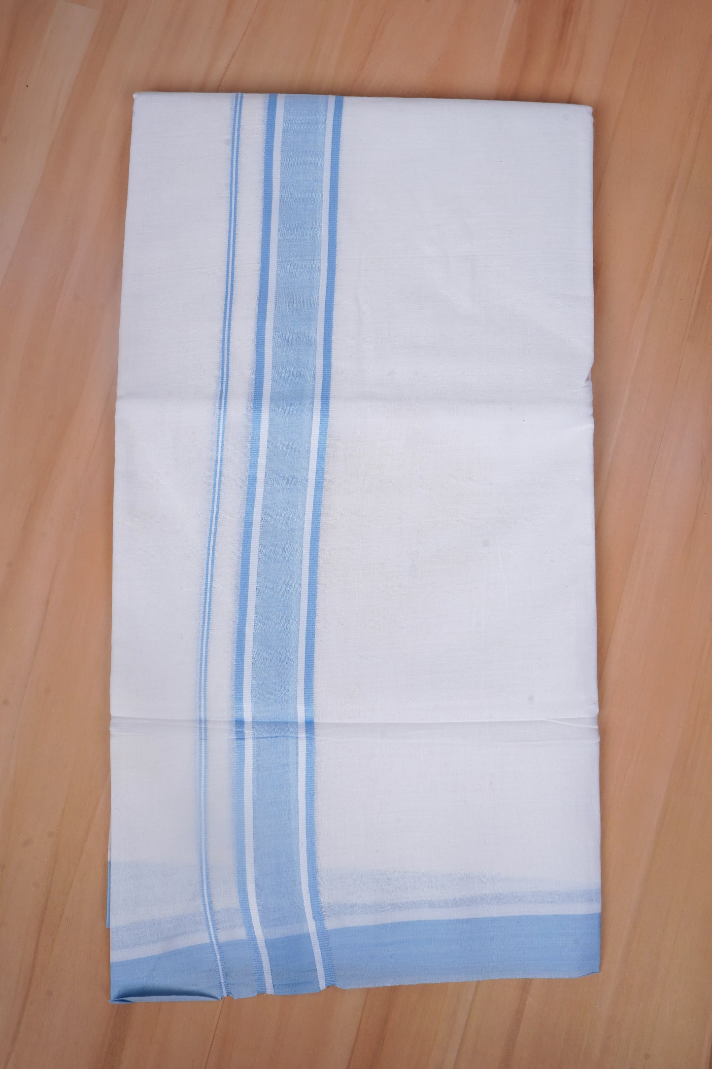 FCD-573 W/D DHOTI 3.80 MTR - Sky Blue