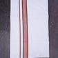 FD-158 W/D DHOTI 3.80 MTR-Dark Brown