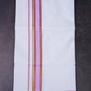 FD-172 W/D DHOTI 3.80 MTR- Light pink