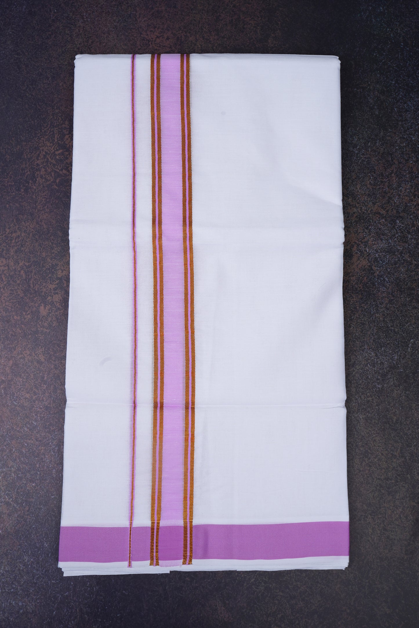 FD-172 W/D DHOTI 3.80 MTR- Light pink