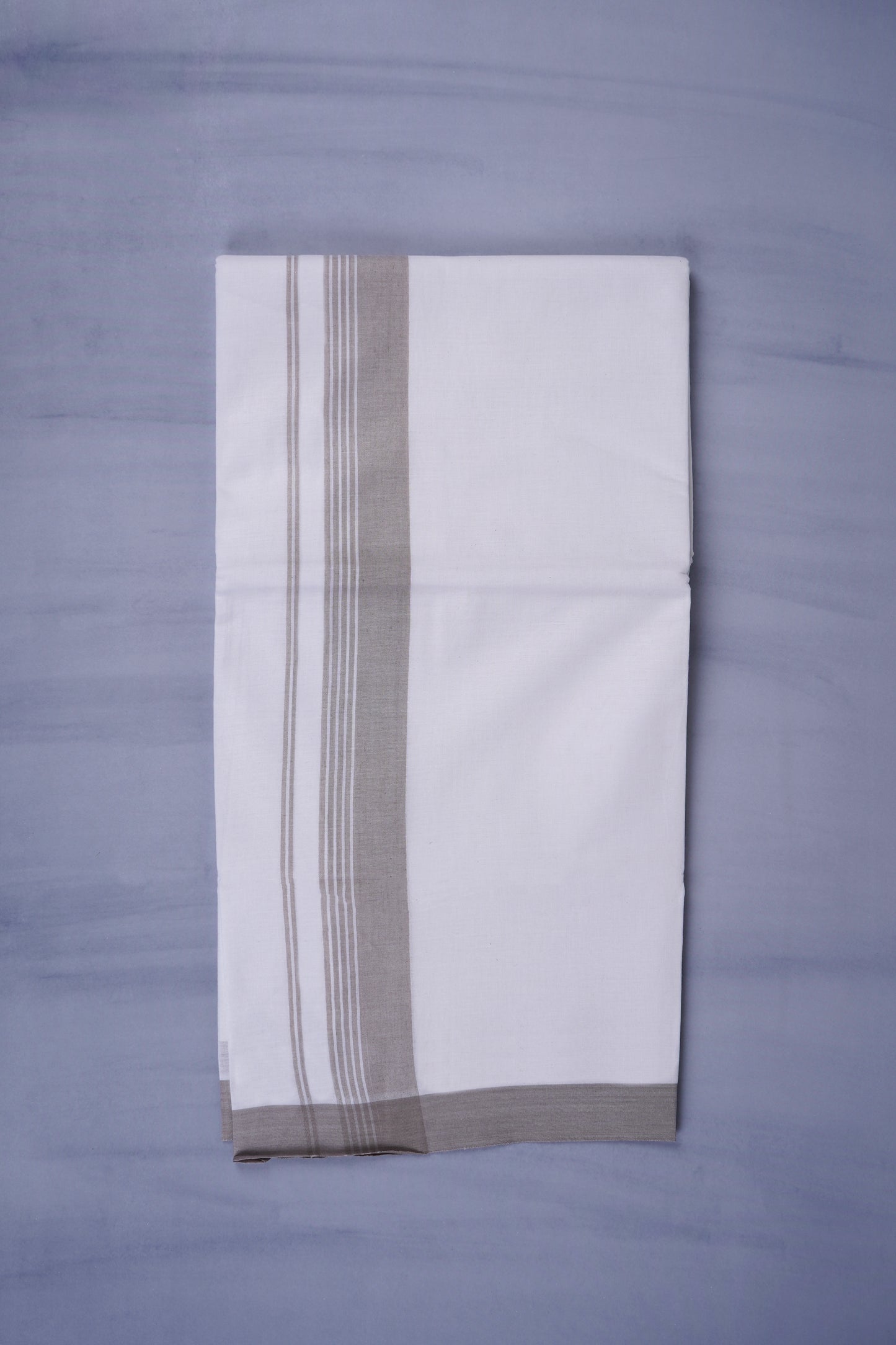 KERALOOM FINISH COTTON 327 W/D DHOTHIE 3.80 MTR - Light Brown