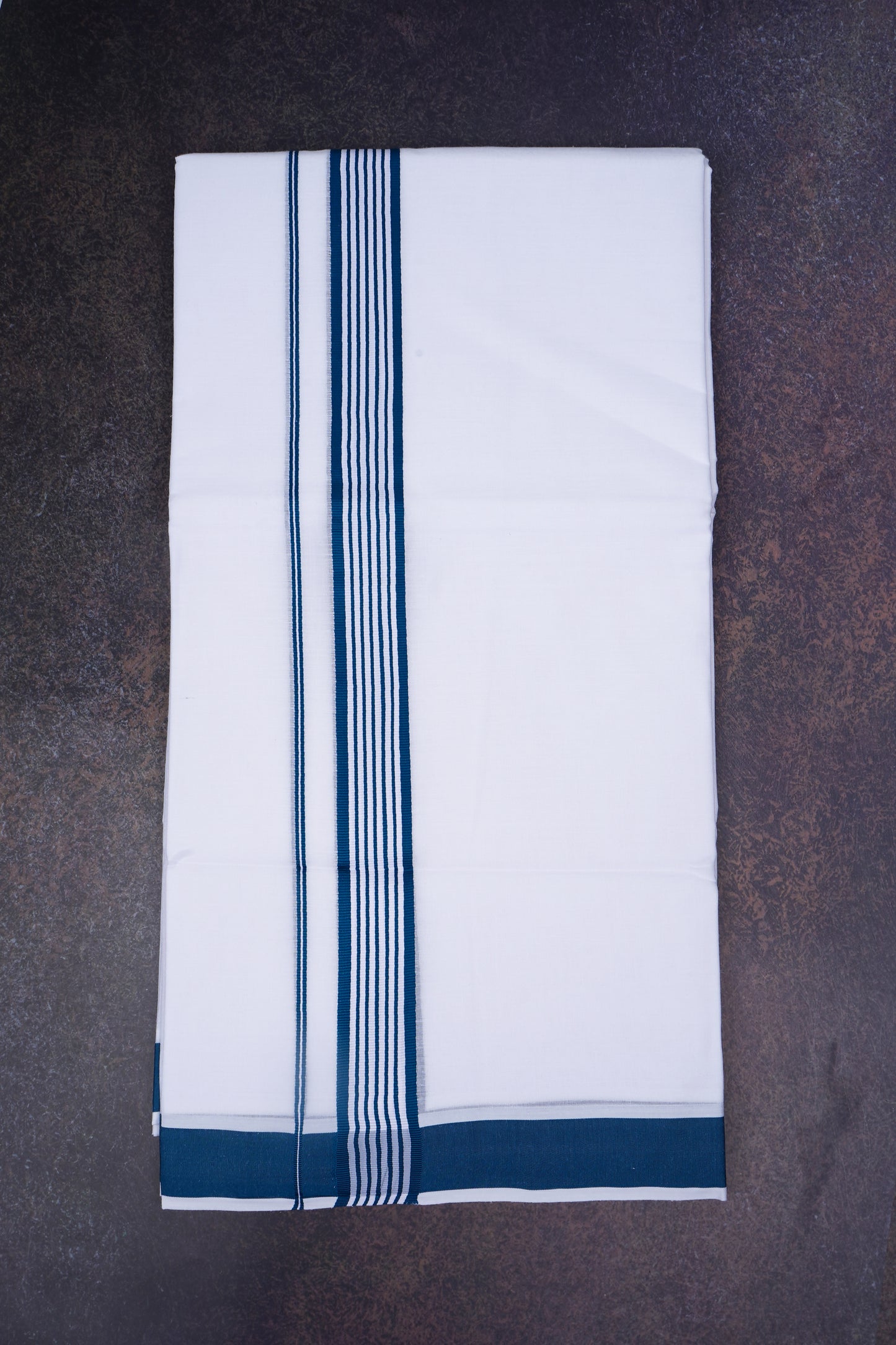 FD-158 W/D DHOTI 3.80 MTR-Dark Blue