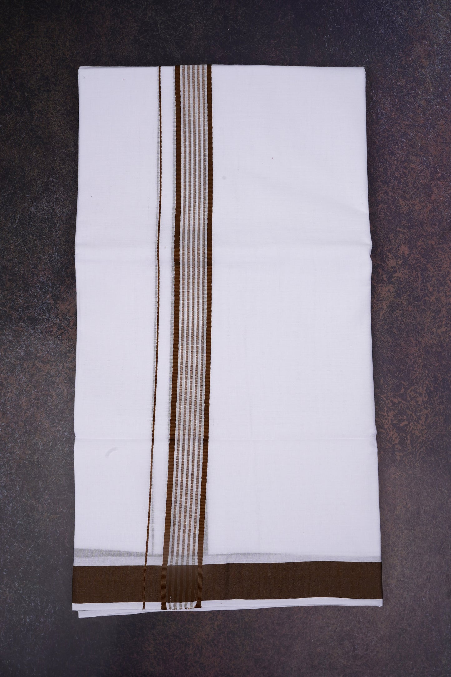 FD-162 W/D DHOTI 3.80 MTR-Brown