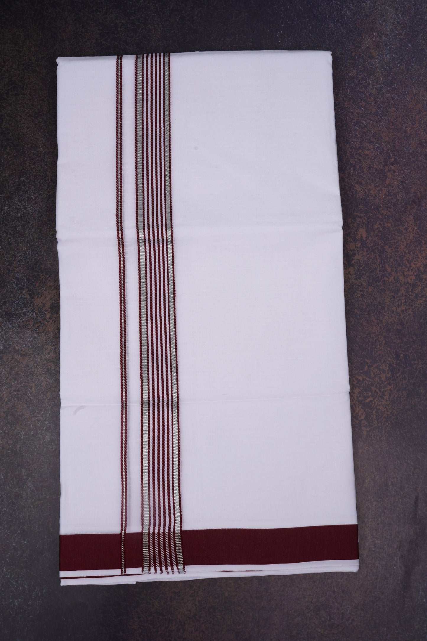 FD-137 W/D DHOTI 3.80 MTR-Brown