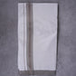 KERALOOM FINISH COTTON 326 W/D DHOTI 3.80 MTR - Light Gray