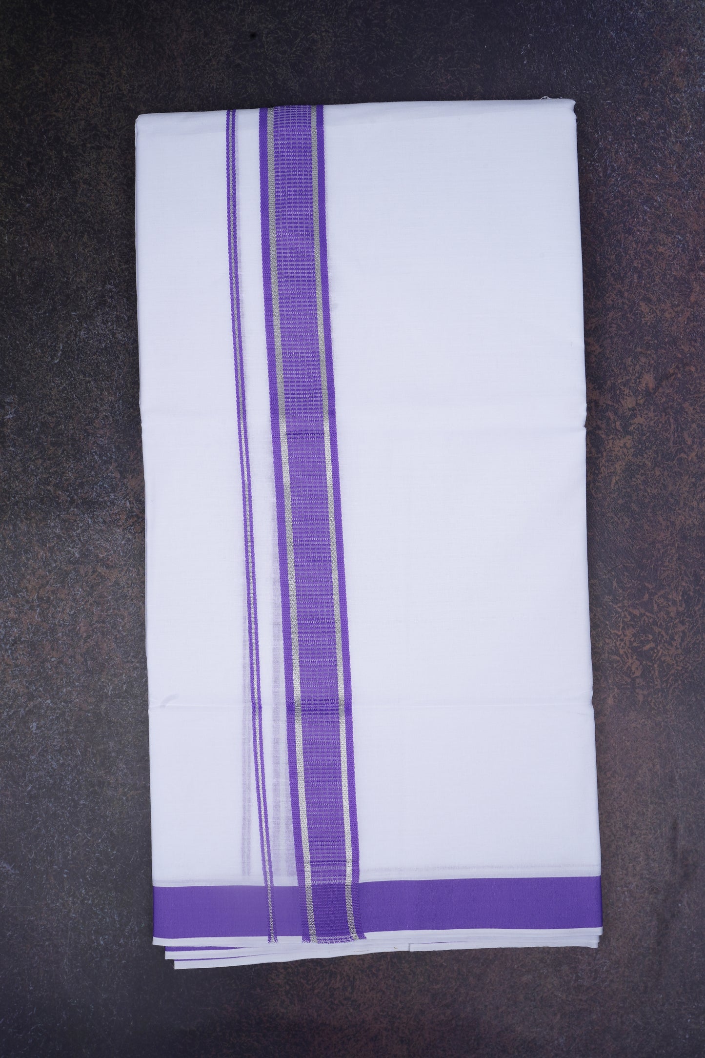 FD-167 W/D DHOTI 3.80 MTR-Purple