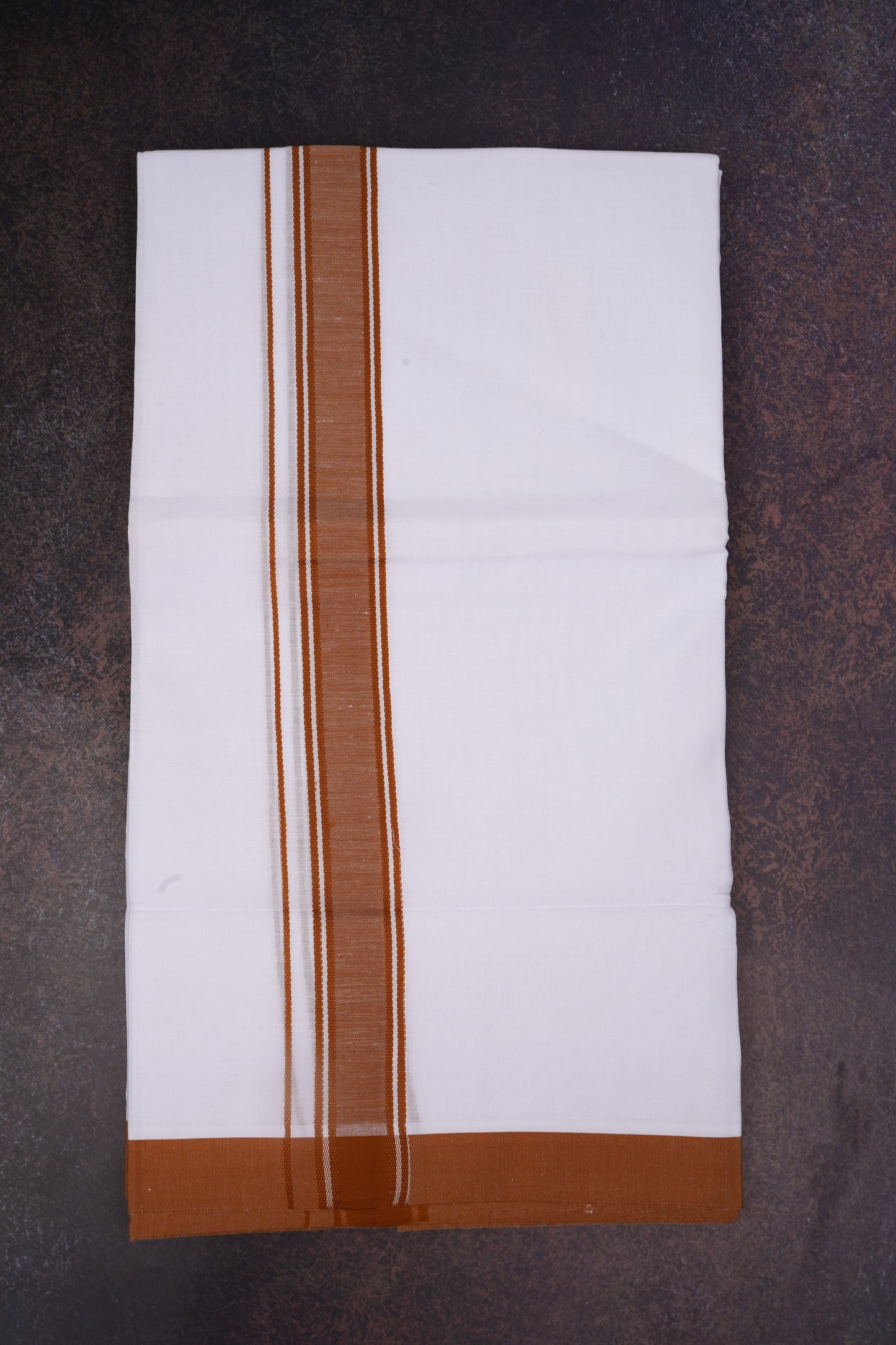 FD-116 W/D DHOTI 3.80 MTR-Brown