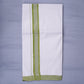 KERALOOM FINISH COTTON 329 W/D DHOTI 3.80 MTR - Green
